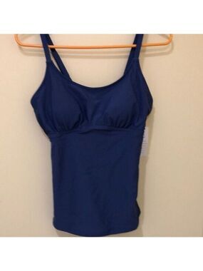 Women's Swimsuits top Size M Women’s beachwear Summer top blue-New with tags